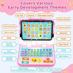 GMAOPHY learning laptop colorful-lit-desk captures vibrant visuals and responsive feedback