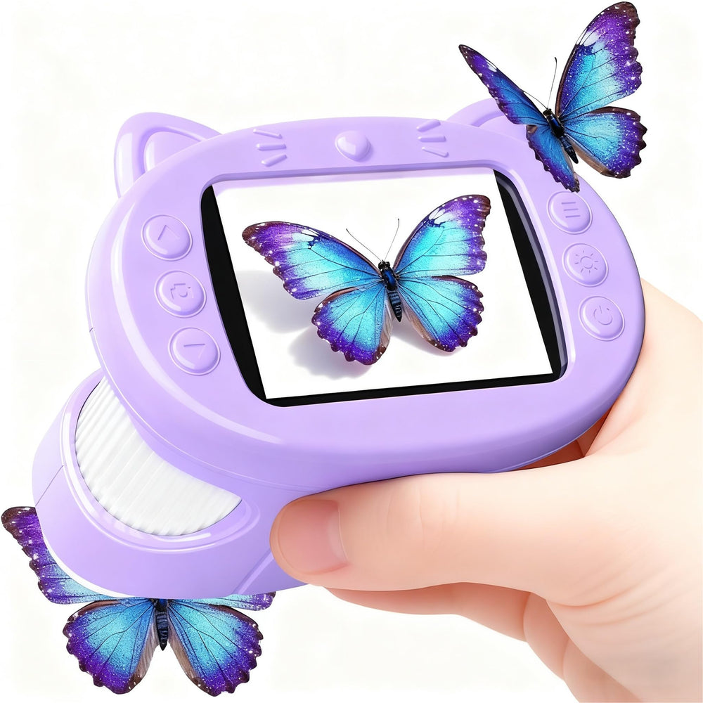GMYGBY 1000X handheld microscope with compact design for kids' exploration.