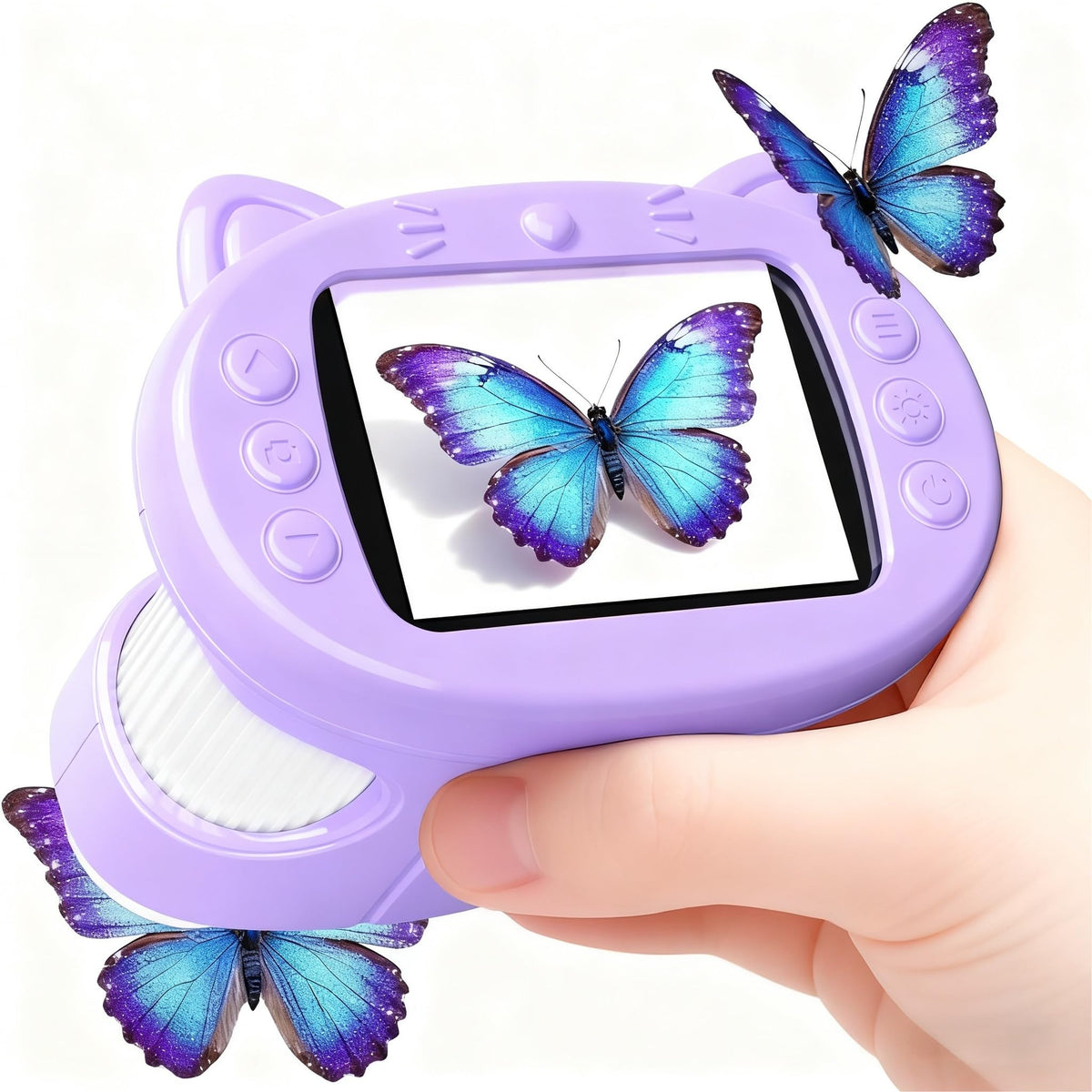 GMYGBY 1000X handheld microscope with compact design for kids' exploration.