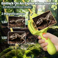 GMYGBY Dinosaur Borescope camera with adjustable LEDs illuminating details