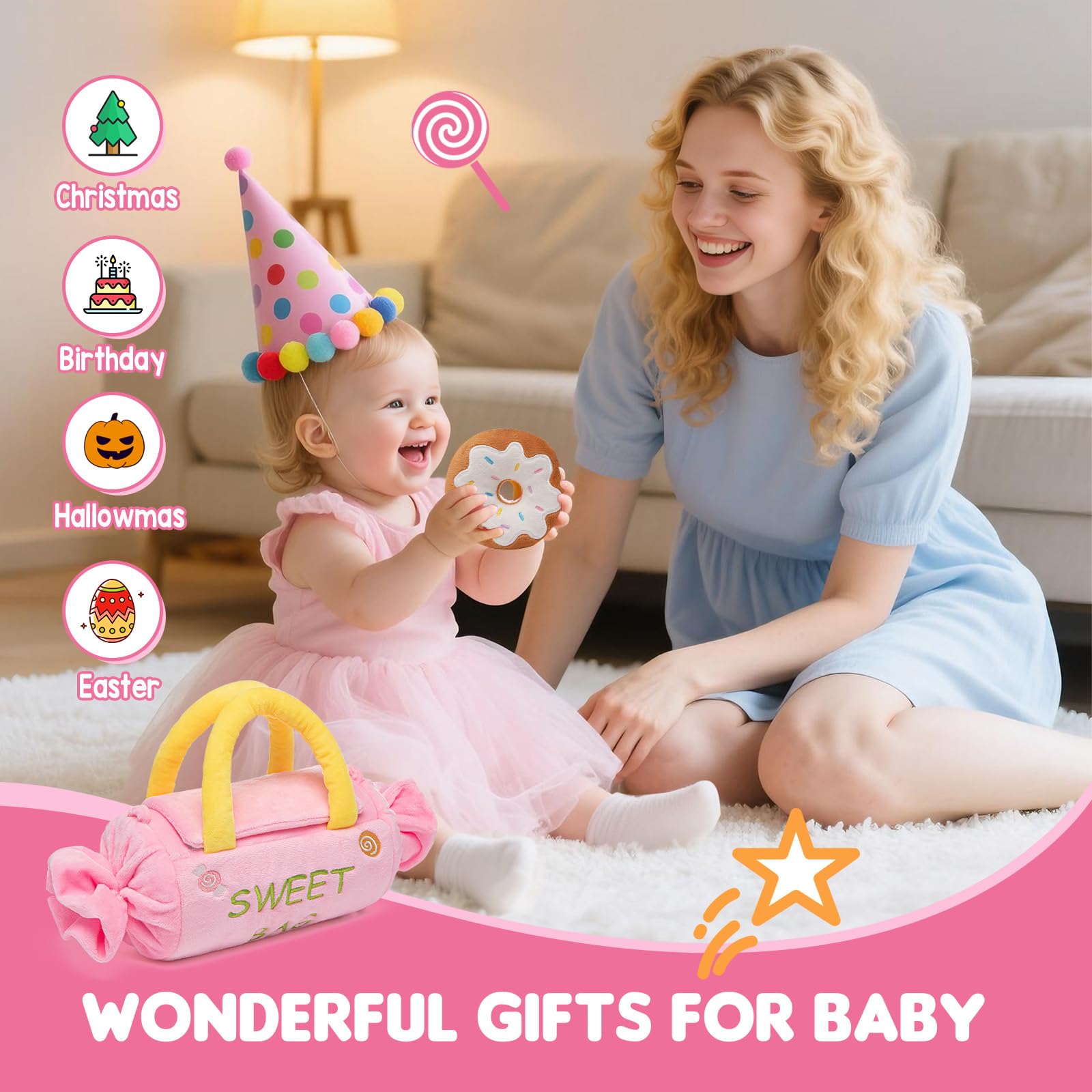 GNAYUIJ washable plush toy provides safe, easy cleaning after messy sessions