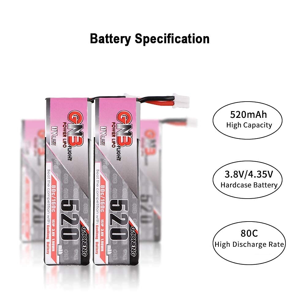GNB battery weighs 13.42 g, suitable for nimble micro FPV quads.