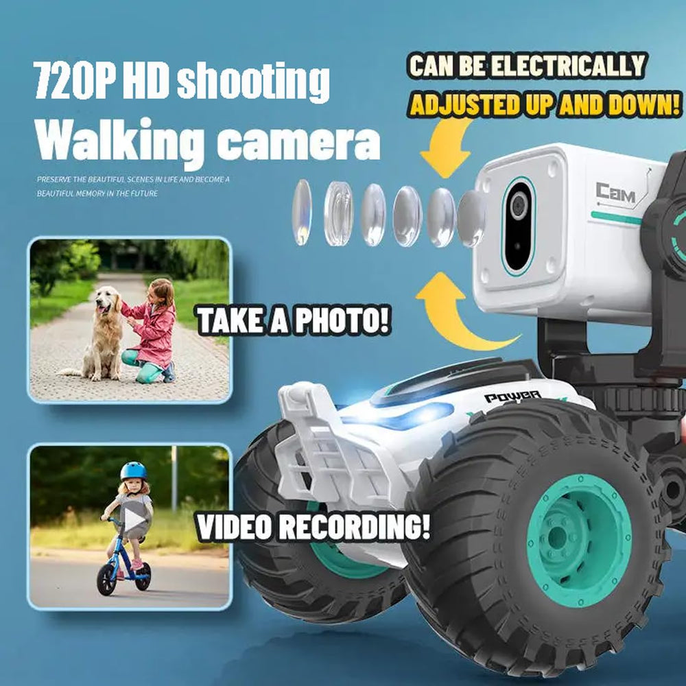 GNIMNAYRC RC car offers 165ft range for broader play area.