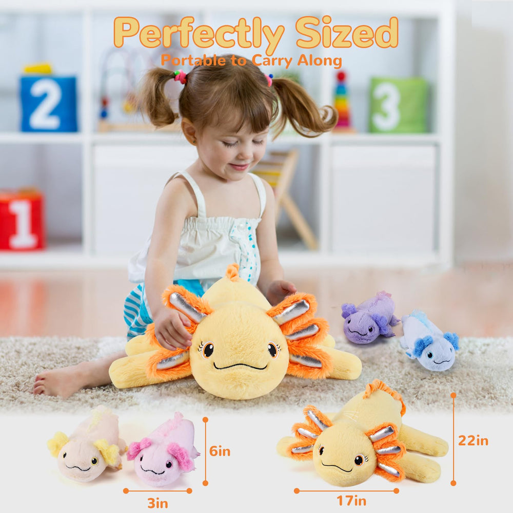 Gnomantic axolotl babies blue color for colorful storytelling.