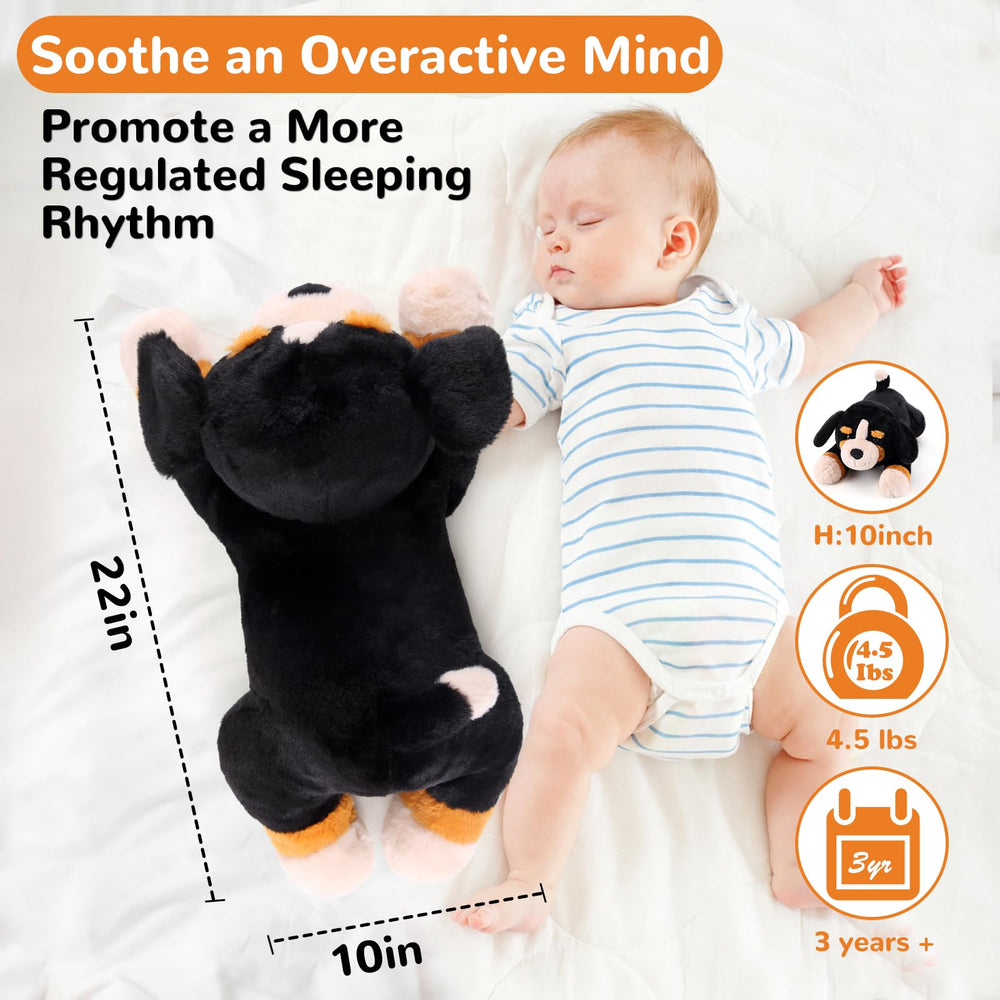 Gnomantic Bernese Mountain Dog plush suitable for kids and adults seeking comfort.