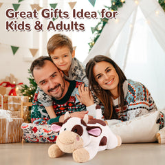 Gnomantic cow weighted plush ideal for decor and display.