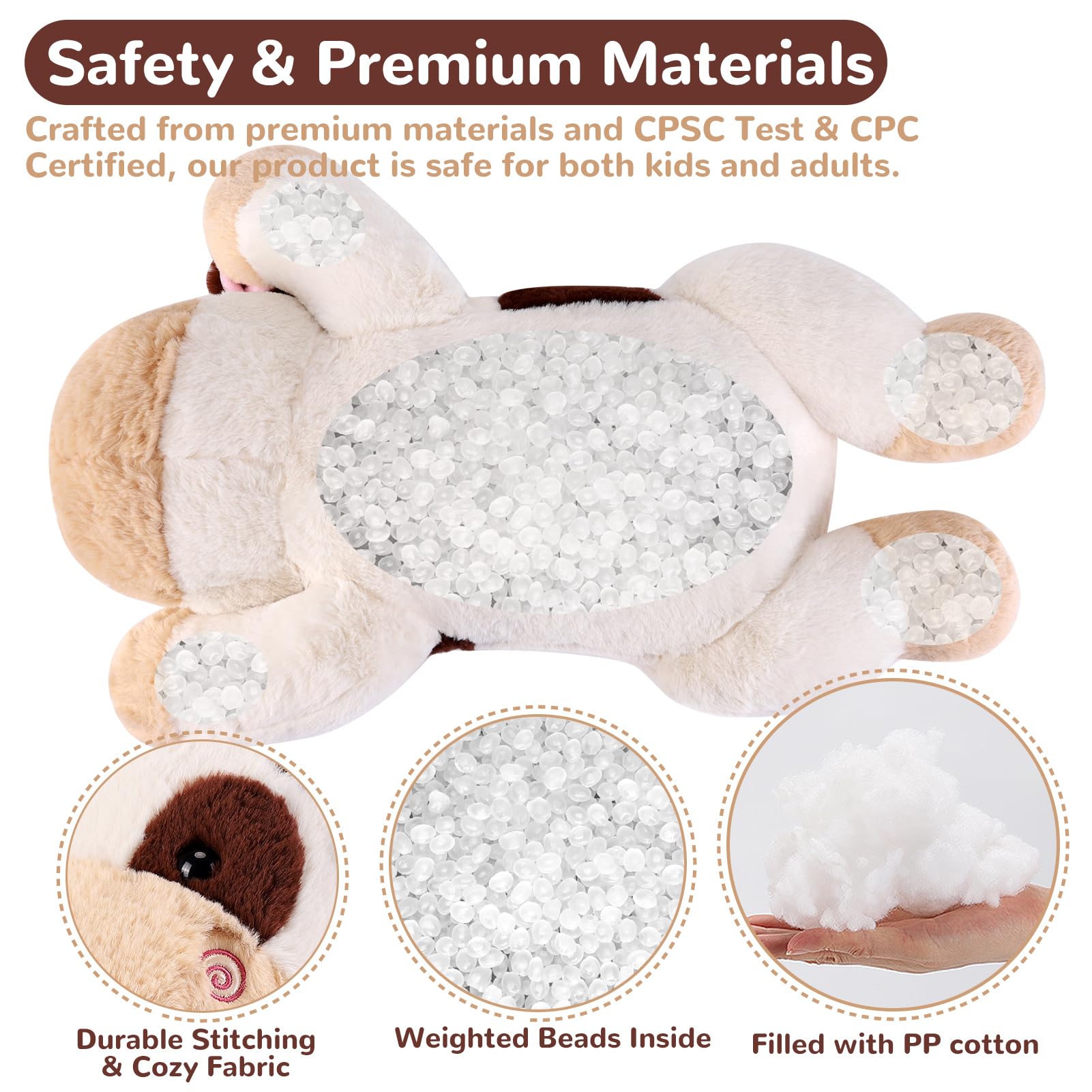 Gnomantic weighted plush toy makes a thoughtful gift for any age.