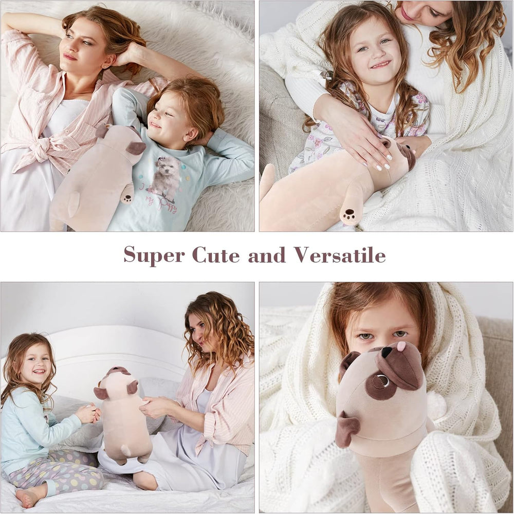 gnomantic gift-ready pug weighted plush ideal for birthdays or holidays