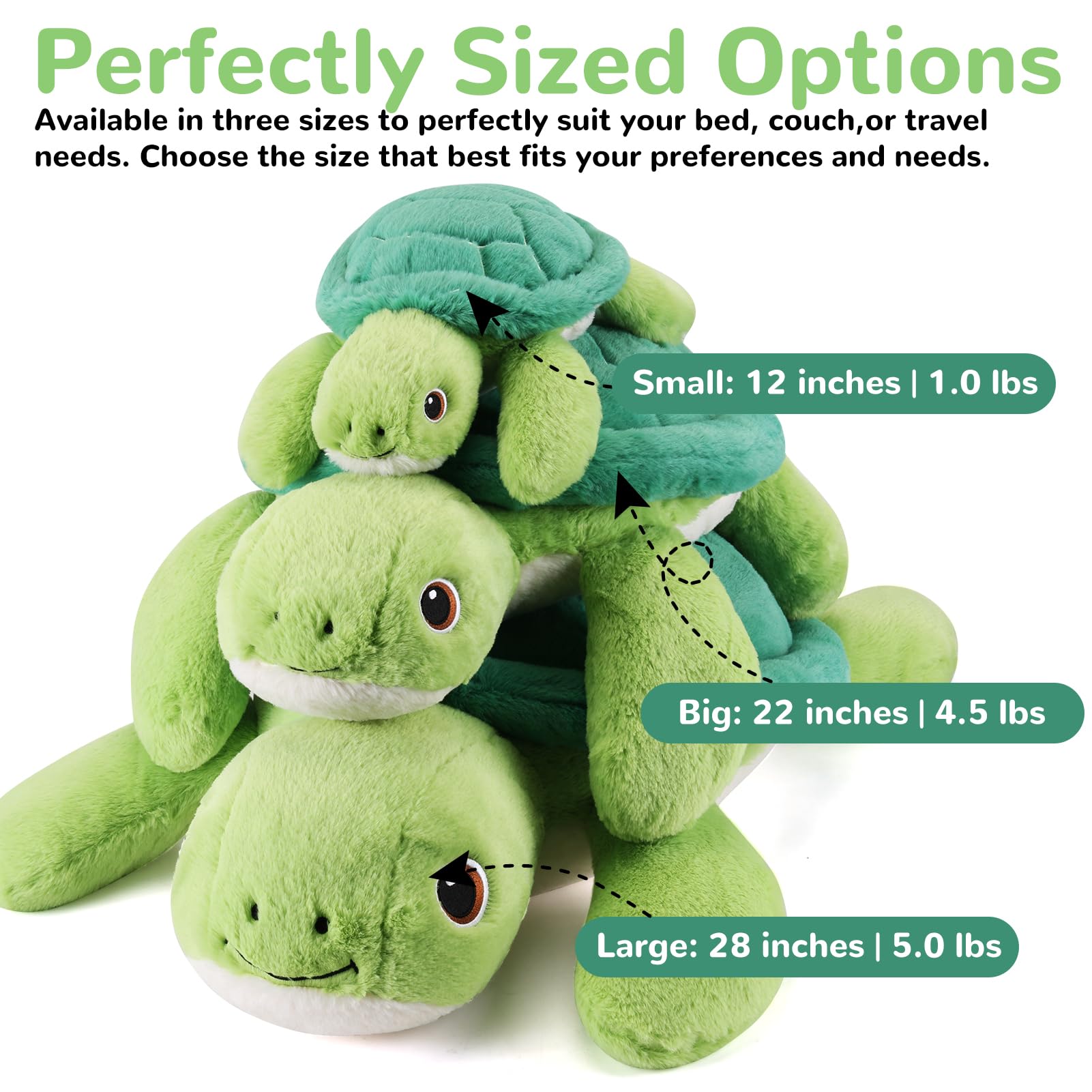 Gnomantic sea turtle plush pillow with soft fur for relaxing evenings
