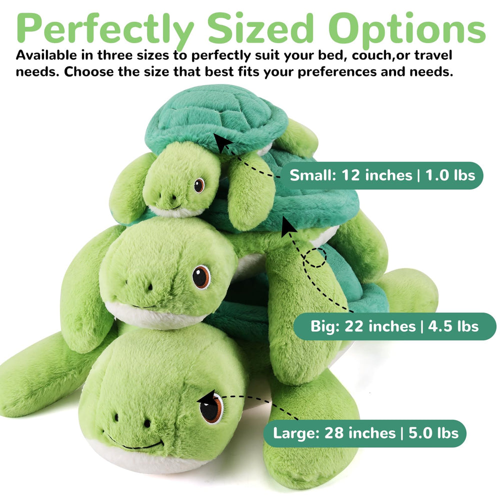 Gnomantic sea turtle plush pillow with soft fur for relaxing evenings