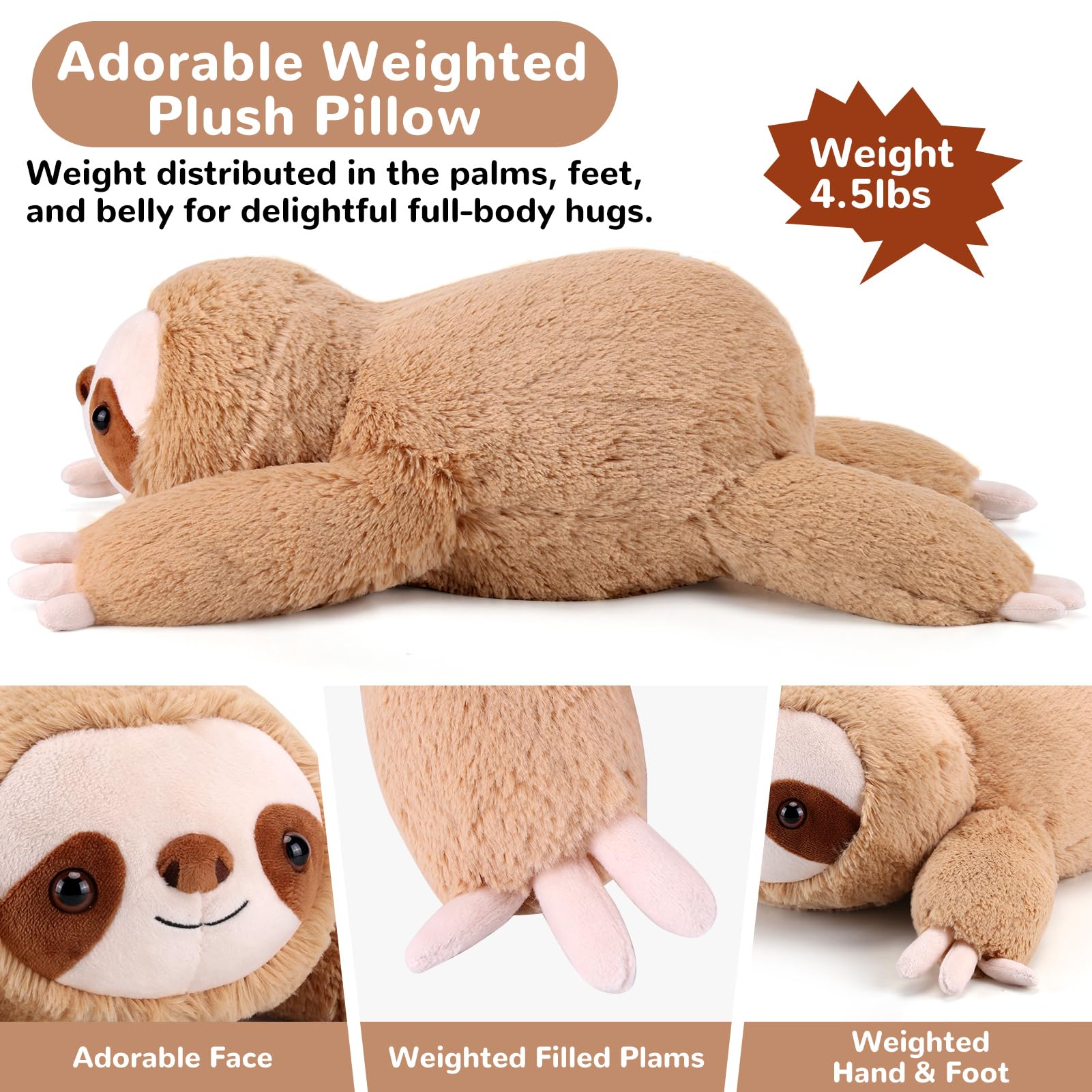 Gnomantic Sloth as a big plush pillow, ideal for lounging.