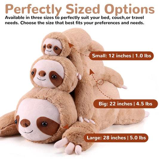 Gnomantic Sloth fluffy fur close-up highlights ultra-soft tactile feel.