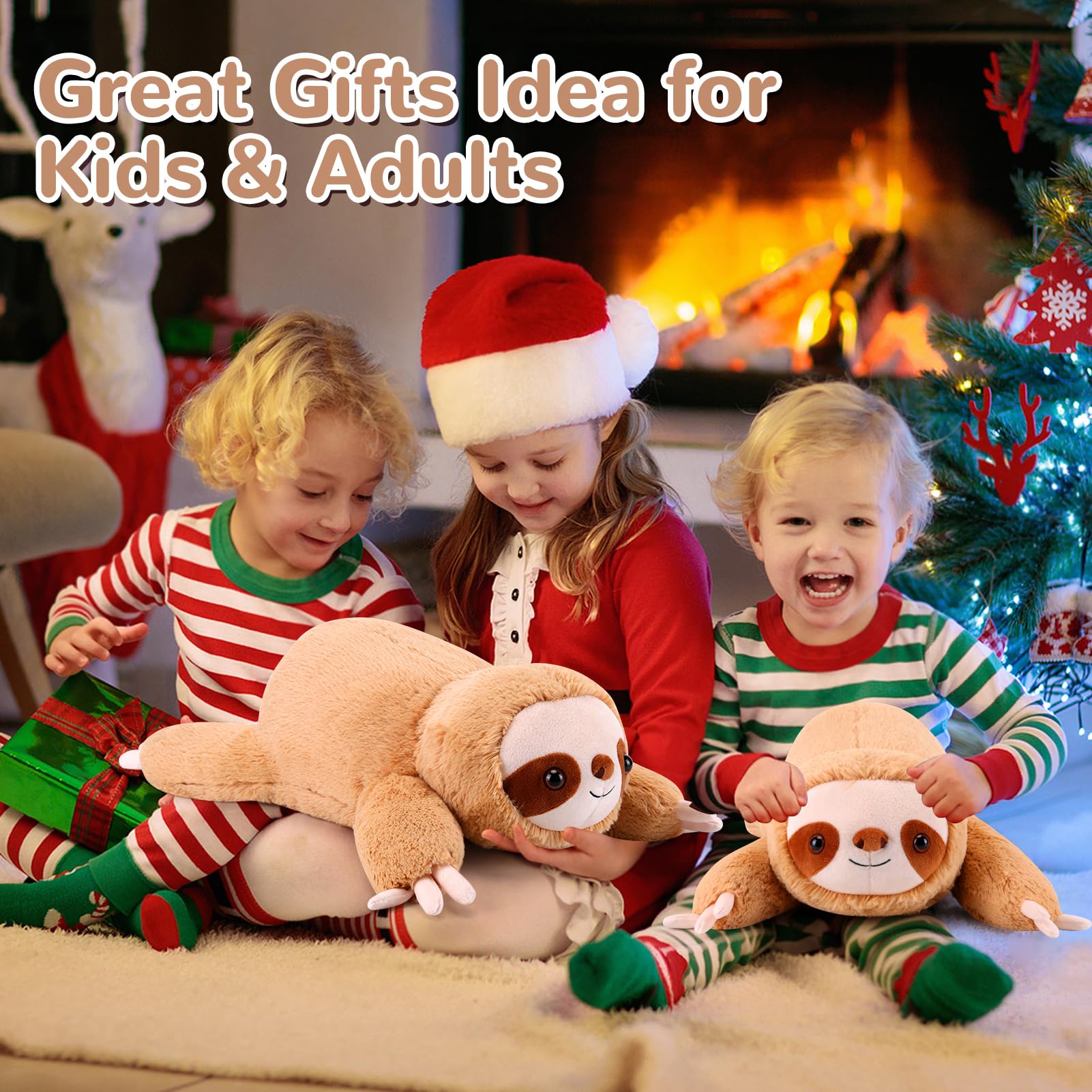 Gnomantic Sloth weighted plush supports bedtime and calm moments.