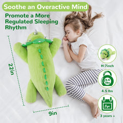 gnomantic Triceratops weighted stuffed animal gift option for kids and adults.