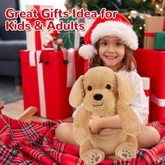 Gnomantic Yellow Lab bedtime companion plush for soothing evenings.