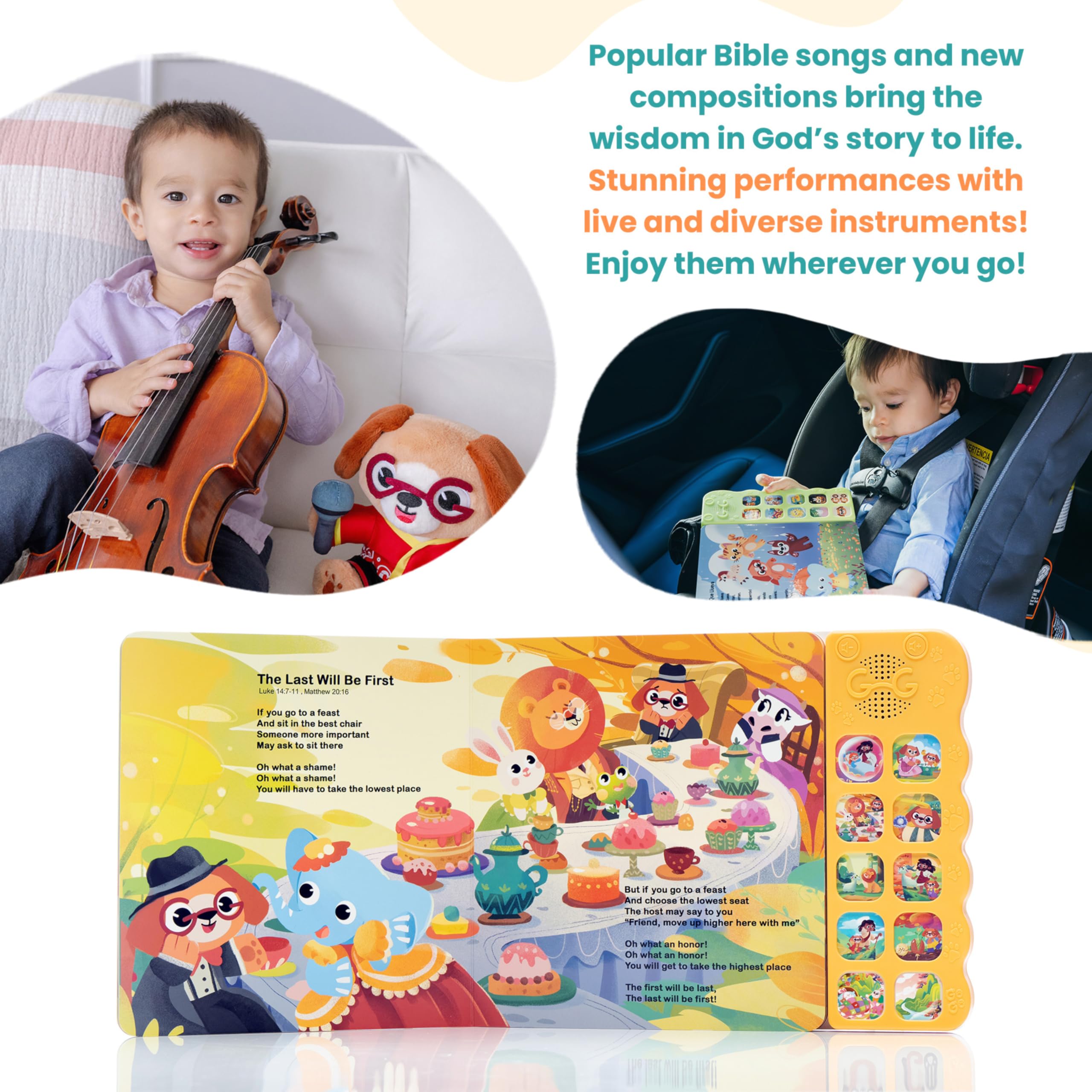 GO GO Bible Songs of Wisdom holiday gift pack ready for celebrations.