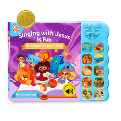 GO GO Bible Story Songs cover with bright illustrations for engaging early learning