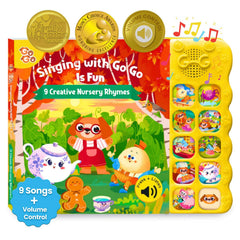GO GO Creative Nursery Rhymes cover, durable design for active toddlers