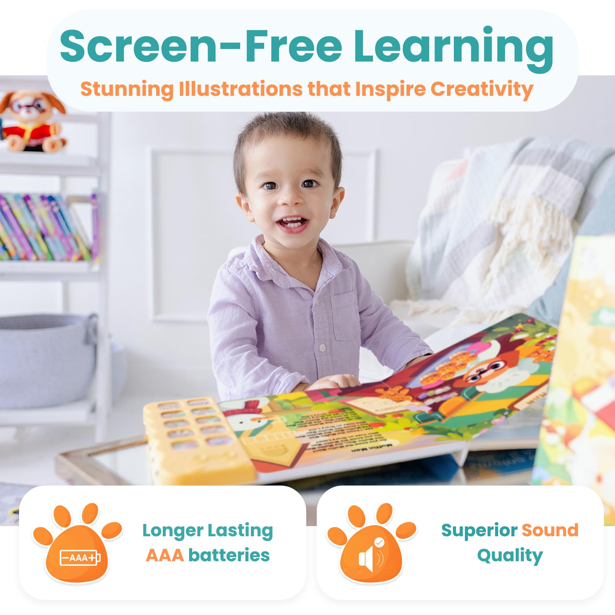 GO GO Creative Nursery Rhymes durable construction built to withstand energetic play