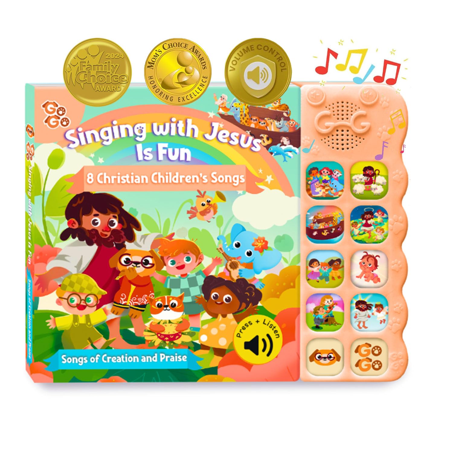 GO GO Songs of Creation and Praise cover fosters early musical discovery.
