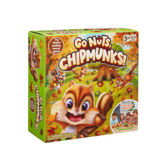 Go Nuts Chipmunks family game night: promotes quick reflexes and friendly competition.