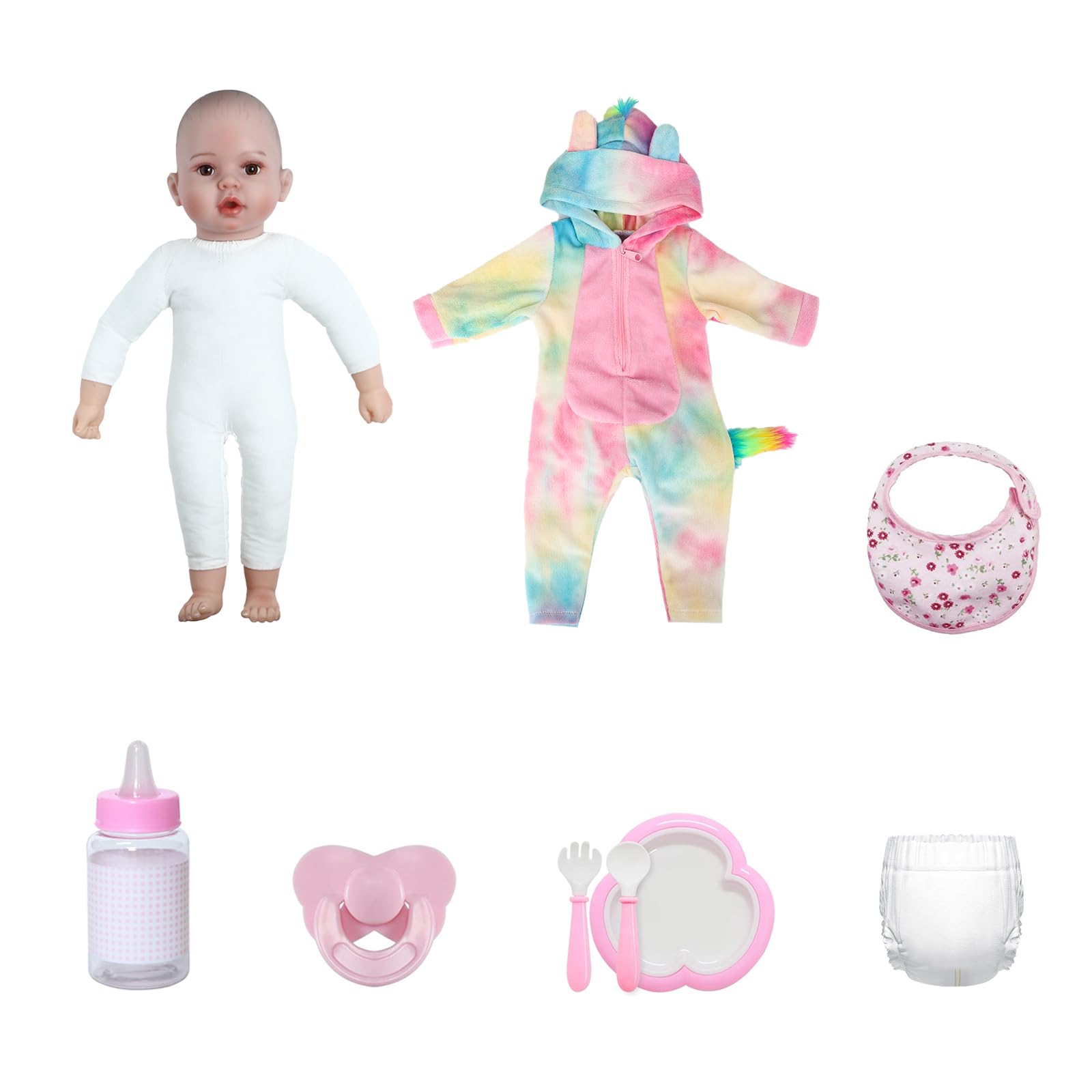 GOAROY feeding-bottle included to enhance nurturing playtime.