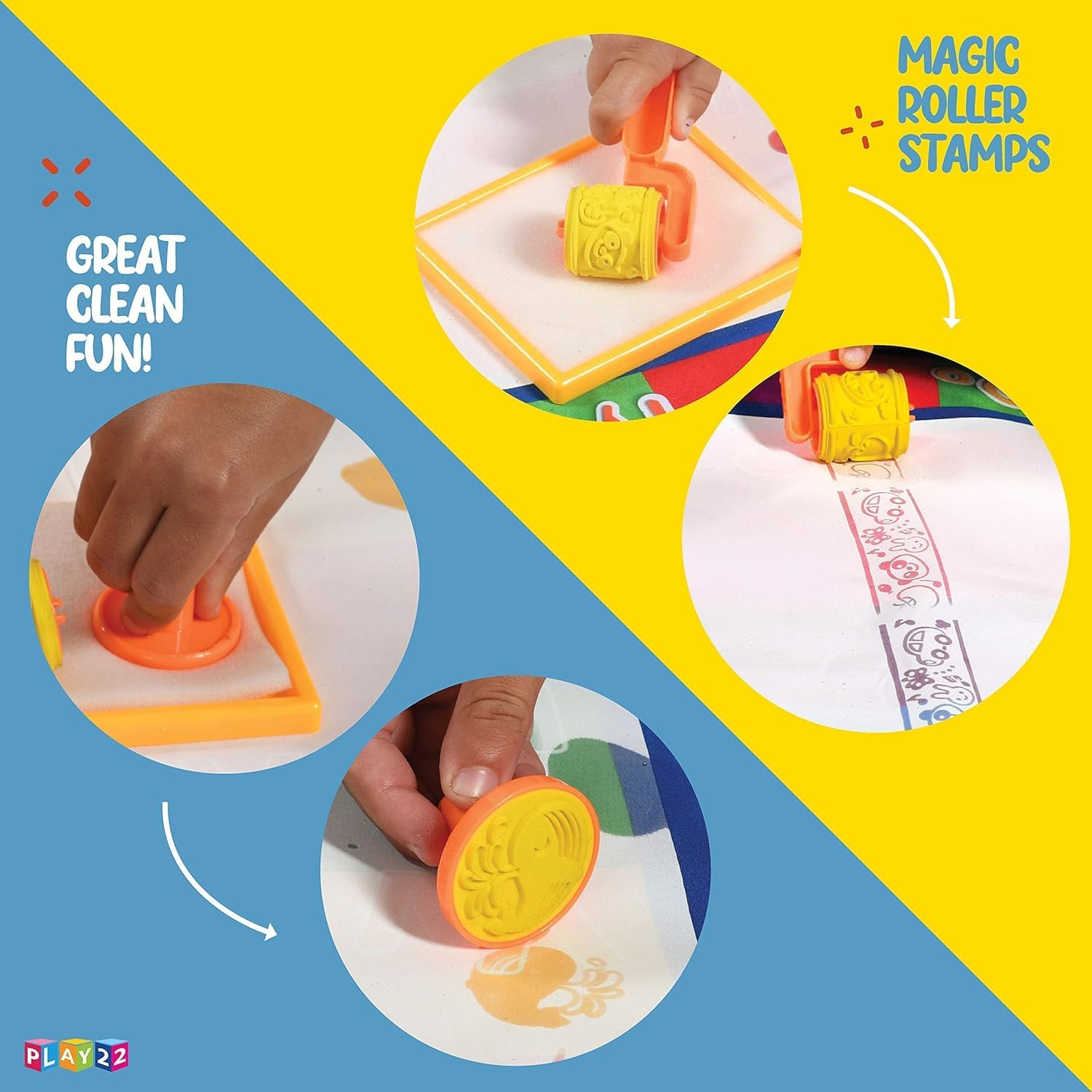 GoBene Water Doodle Mat includes six brushes for creative painting.
