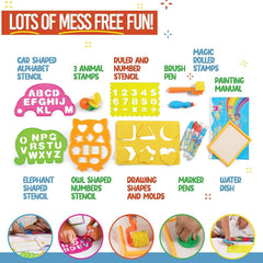 GoBene Water Doodle Mat ten templates to guide early color practice.