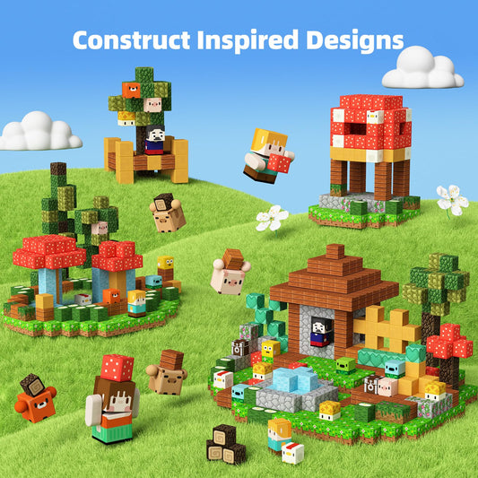 GobiDex animal figures farm build: adorable characters spark storytelling and role-play.