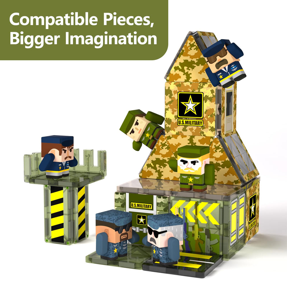 GobiDex army men travel pack on-the-go display for portable educational play.