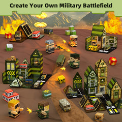 GobiDex army men with vehicles for imaginative, hands-on military play.