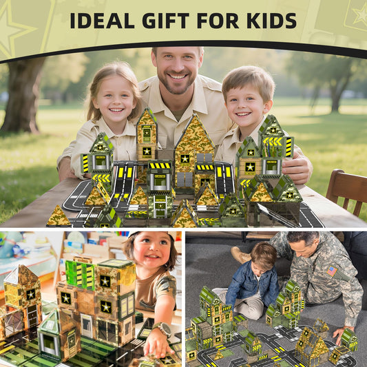 GobiDex camo tiles graphics spark imaginative military play and color recognition