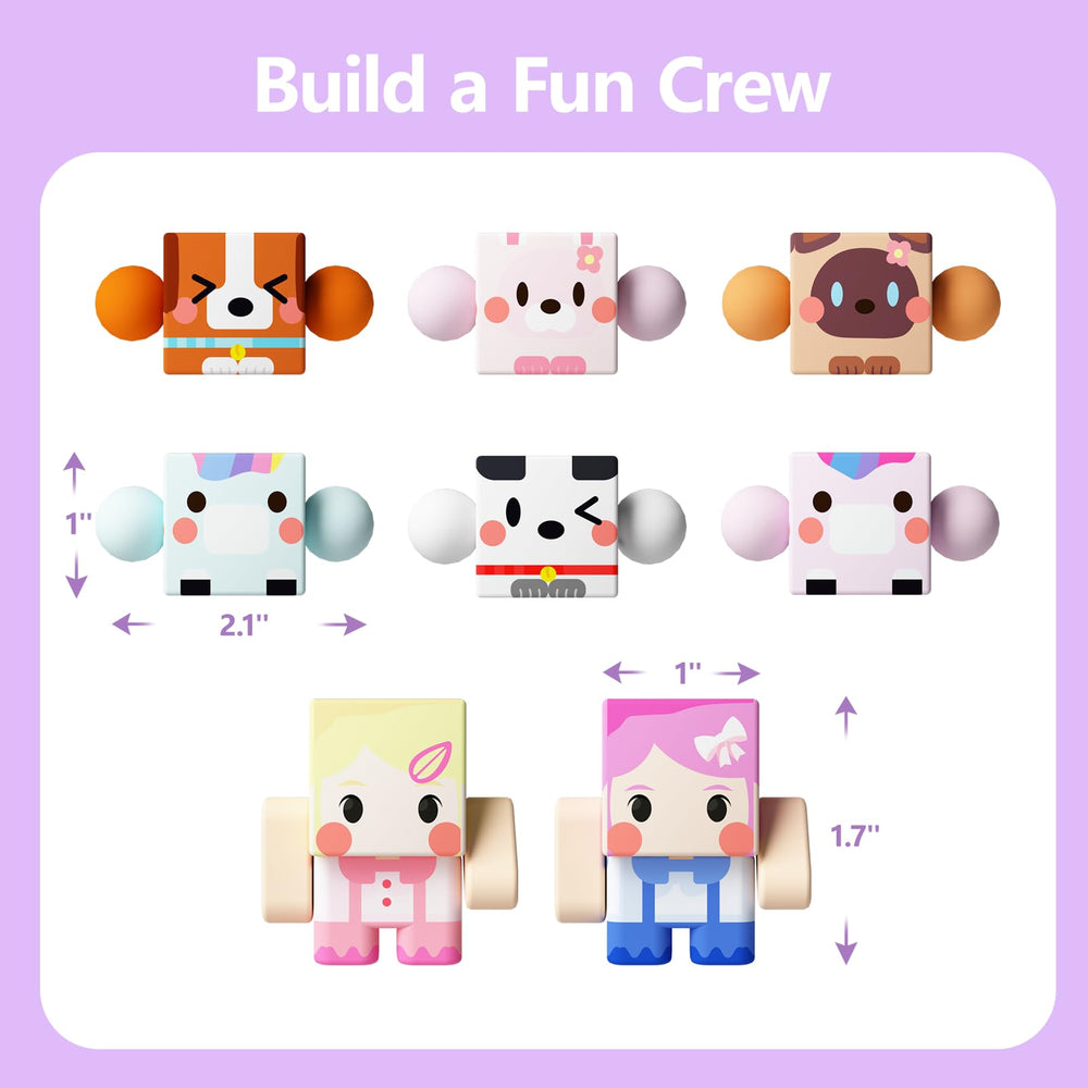 GobiDex characters support solo or group role play and social growth.