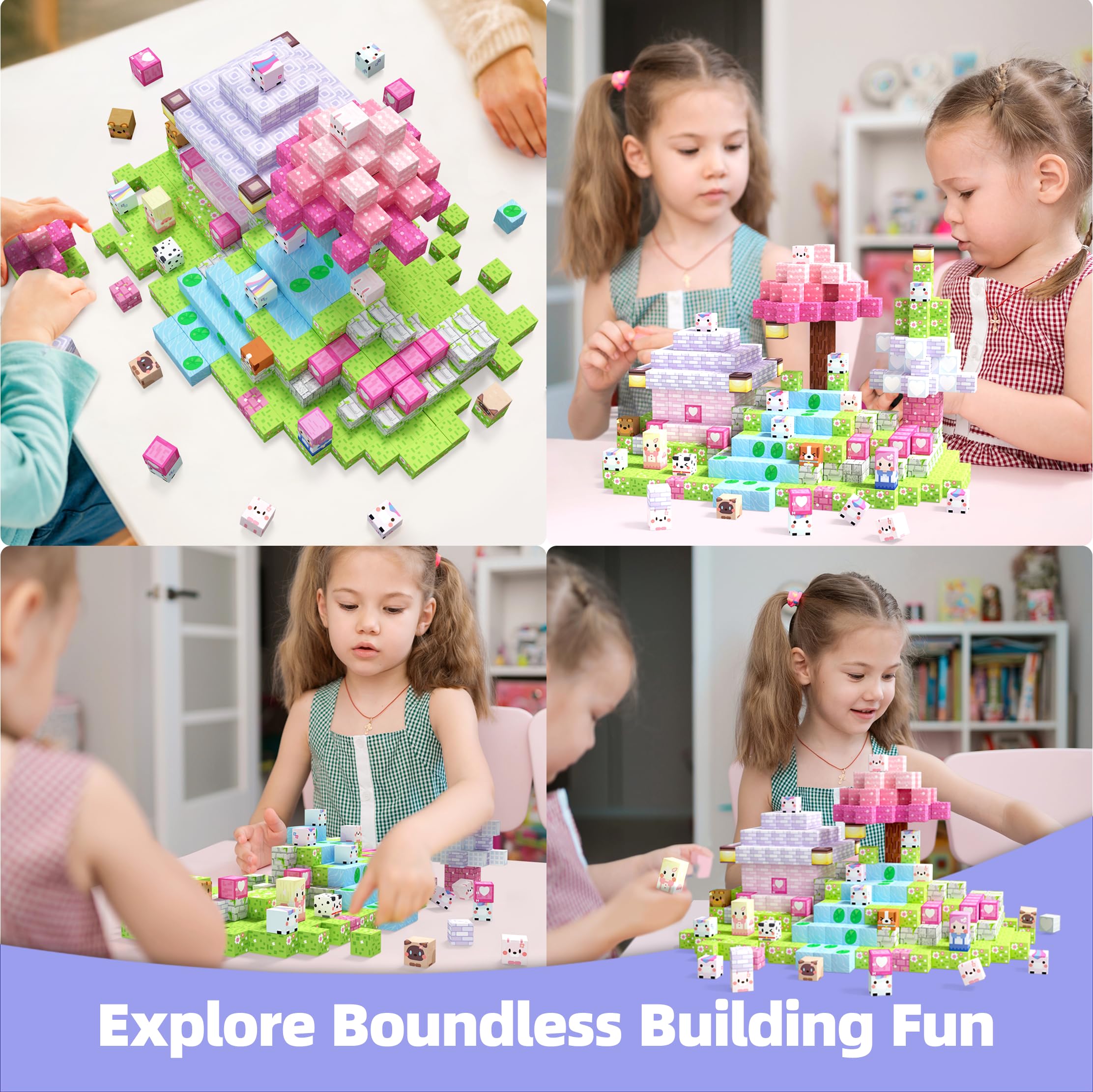 GobiDex blocks are compatible with many other sets for expanded creative play.
