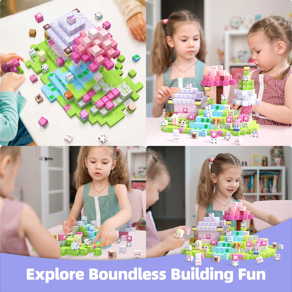 GobiDex blocks are compatible with many other sets for expanded creative play.