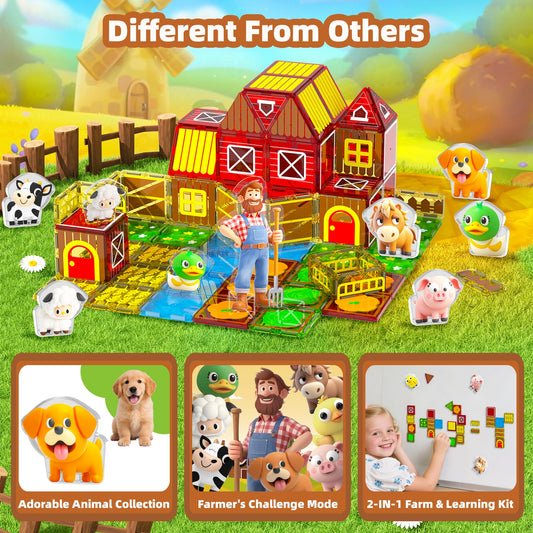 GobiDex barn scene tiles spark storytelling and color recognition during classroom or home play