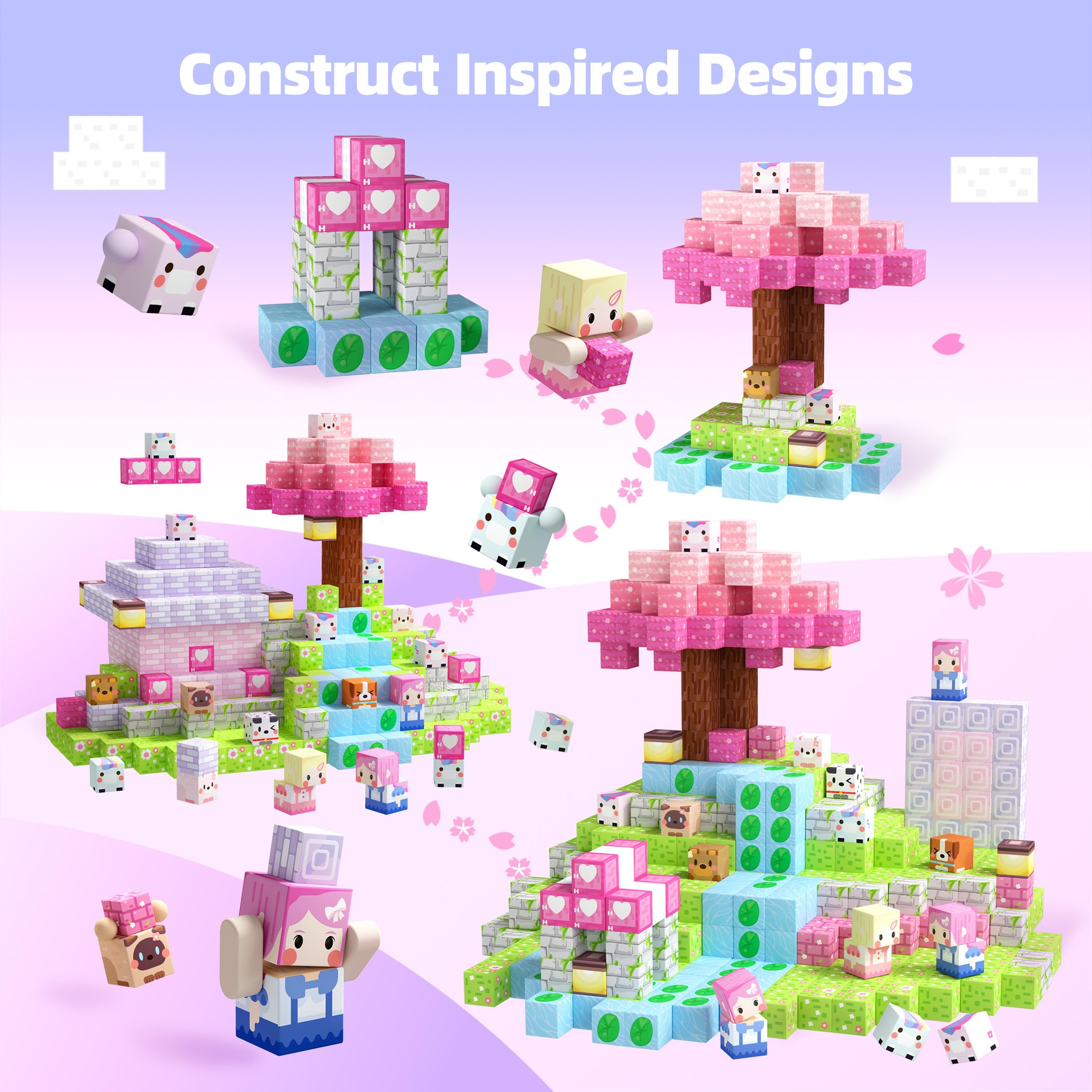 GobiDex magical-themed blocks with 48 pieces spark storytelling and adventures.