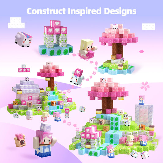 GobiDex magical-themed blocks with 48 pieces spark storytelling and adventures.