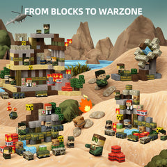 GobiDex 1-inch blocks fit army men figures for extended play