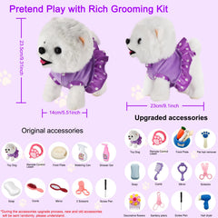 GOBRILLFUN Walking Dog Toy barking feature; adds exciting sound to interactive play.