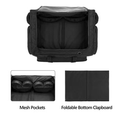 GOBUROS RC Car Bag inner straps secure components during transport.