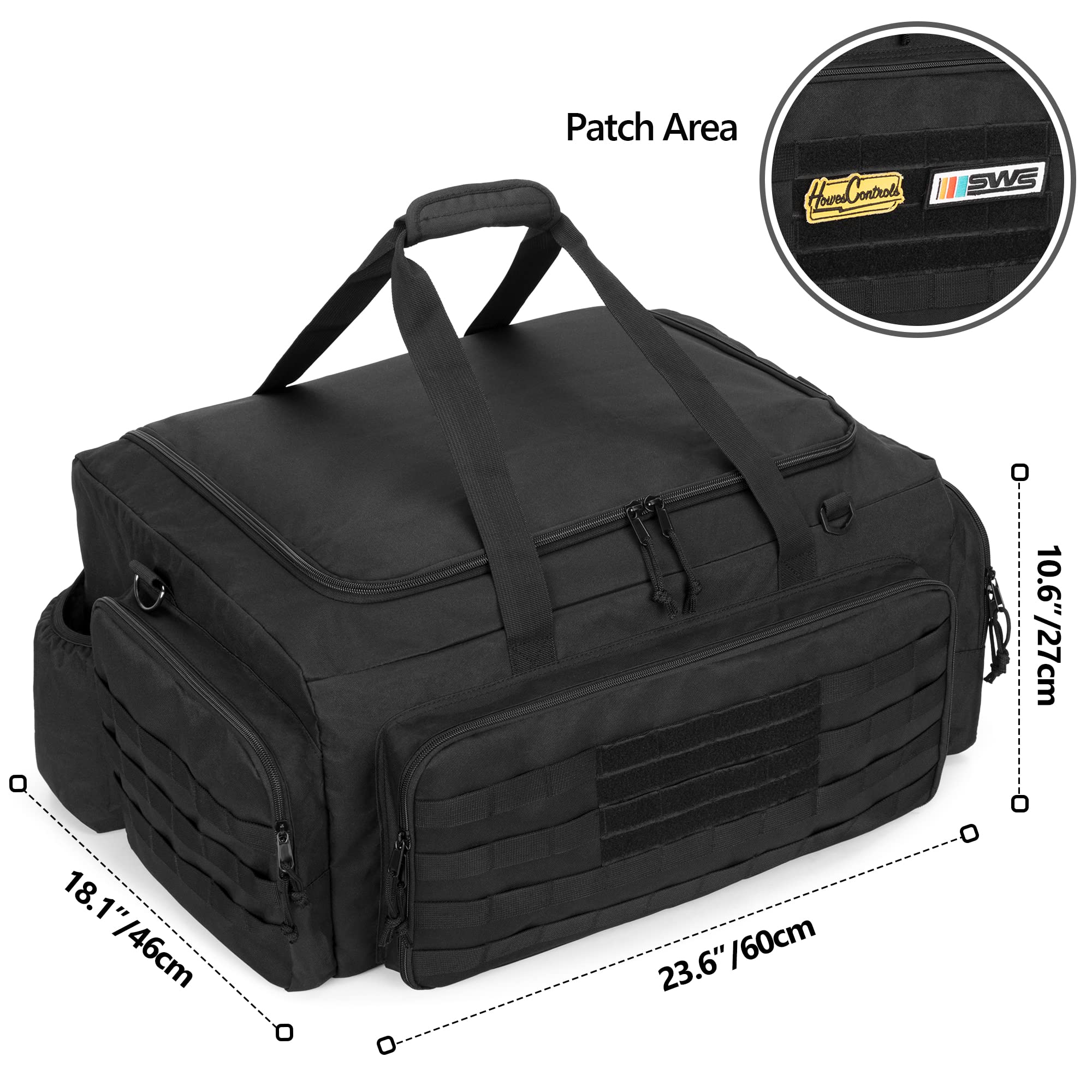 GOBUROS RC Car Bag durable nylon construction for long-lasting use.