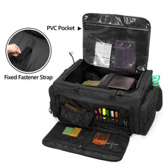 GOBUROS RC Car Bag side pockets store tires, batteries, and small accessories.