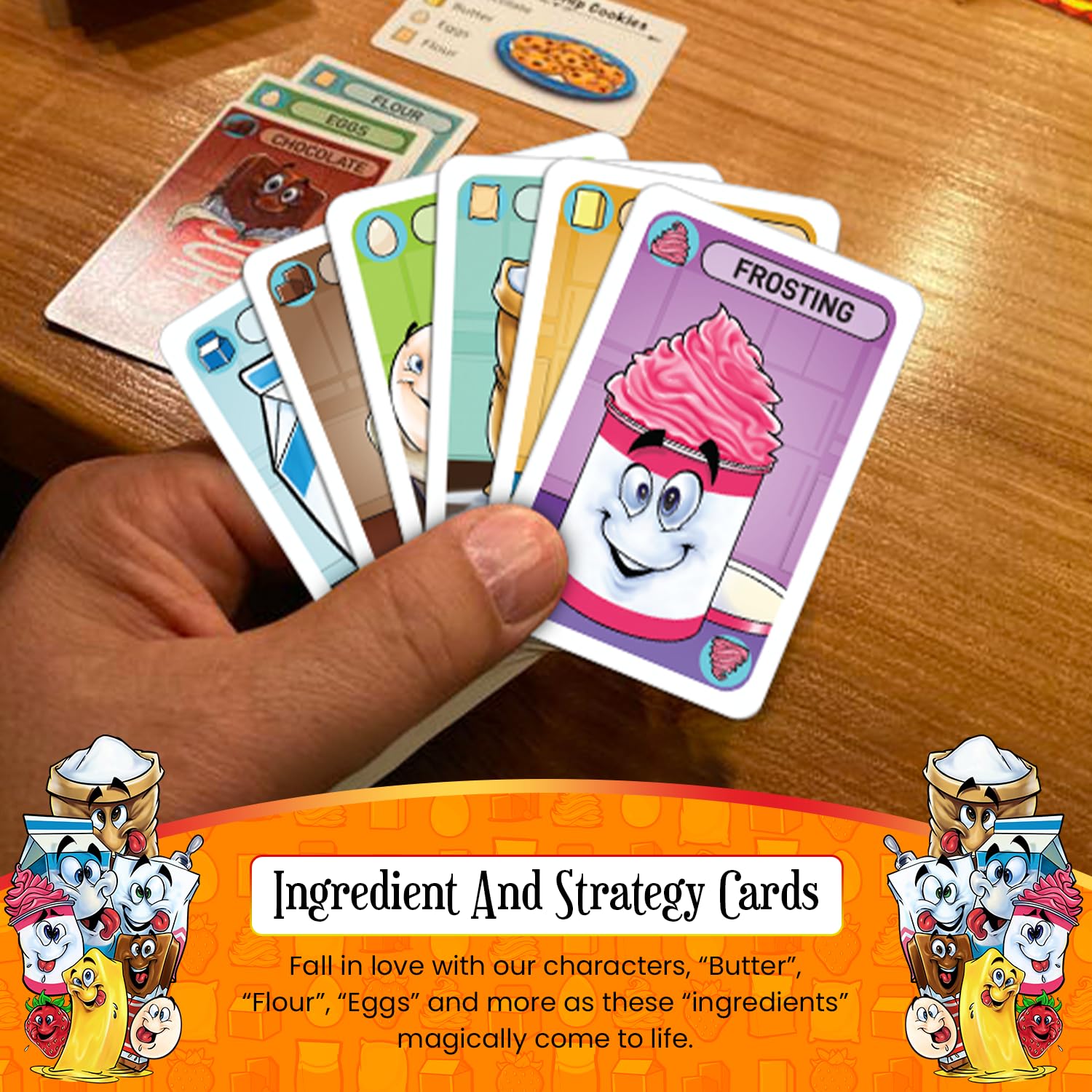 GoChuckle Hasty Baker players around table during a playful race