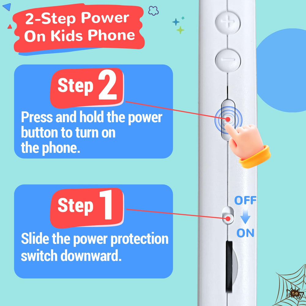 Gocina Kids Smart Phone 32 GB storage for photos and videos.