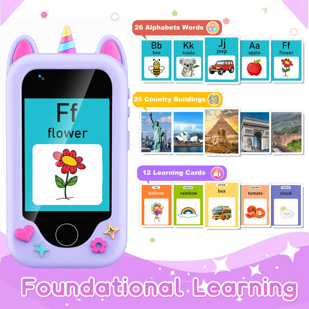 Gocina Kids Smart Phone with fun frames for creative photos.