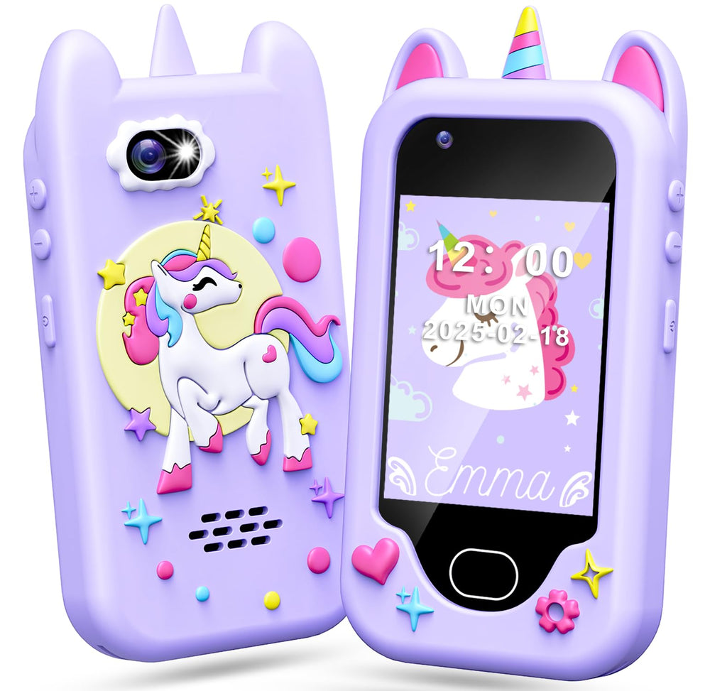 Gocina Kids Smart Phone front view for easy, safe learning on the go.