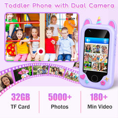Gocina Kids Smart Phone held by child highlights kid-friendly size.