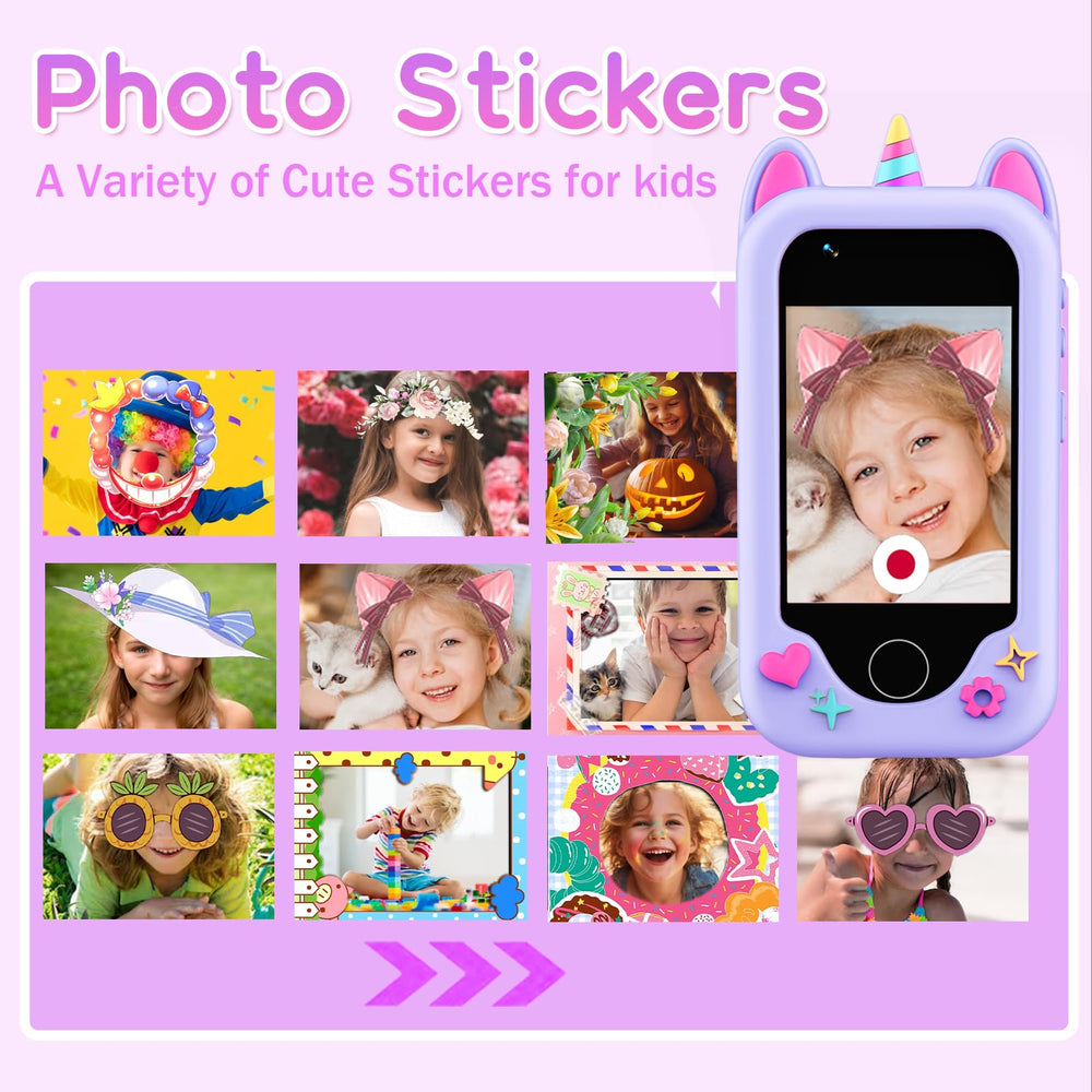 Gocina Kids Smart Phone silicone shell provides drop protection.