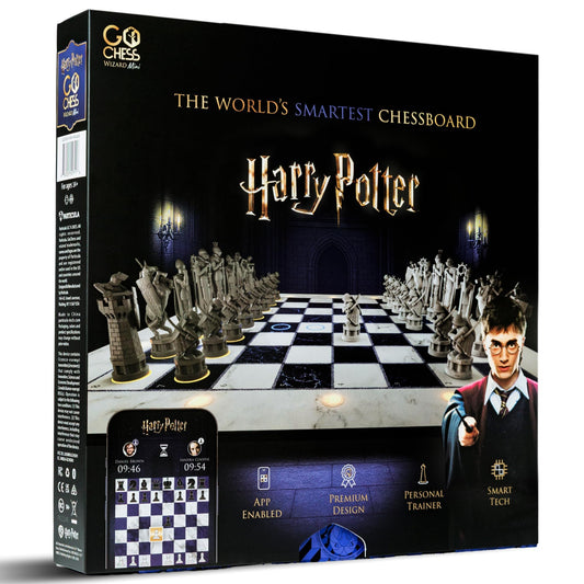 GoCube Harry Potter chess board with illuminated display for immersive play